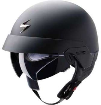Casque Jet SCORPION EXO-100 SOLID Noir Mat