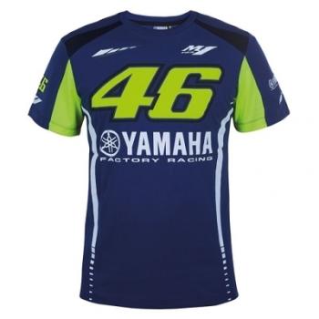 Tee-Shirt VR46 Valentino Rossi Yamaha 2017 Bleu