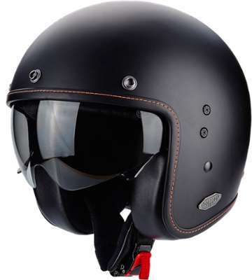 Casque Jet SCORPION BELFAST SOLID Noir Mat