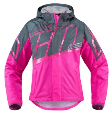 Veste pluie femme ICON PDX 2 Rose Gris