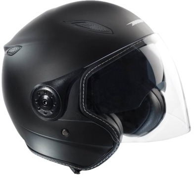 Casque moto jet NOX N180 Noir Mat Satin