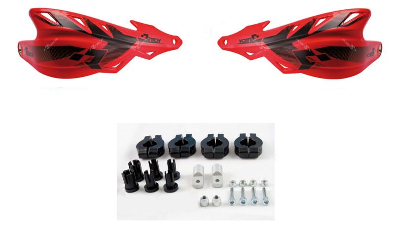PROTEGE-MAINS INTEGRAUX RAPTOR ROUGE HONDA ENDURO/