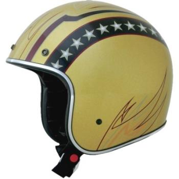 Casque AFX FX-76 Multicolor Line Graphic Gold Meta