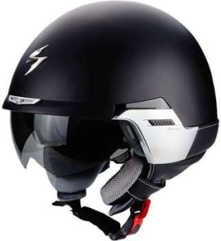 Casque Jet SCORPION EXO-100 PADOVA 2 Noir Mat Noir