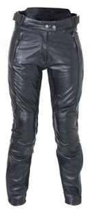 Pantalon moto cuir femme rst kate été noir
