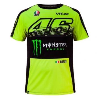 Tee-Shirt Monster VR46 Replica 2017 Jaune