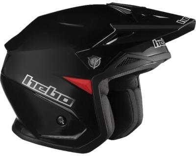 Casque Trial Hebo Zone 5 Monocolor Noir