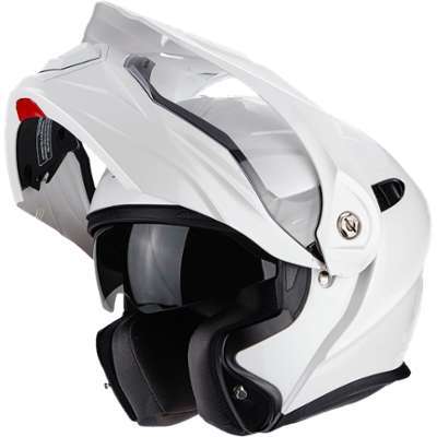 Casque Modulable Scorpion ADX-1 SOLID Blanc Nacré