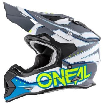 Casque cross ONeal 2 Series RL SLINGSHOT Bleu Mat