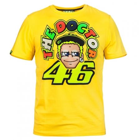 Tee-Shirt VR46 Valentino Rossi The Doctor Jaune
