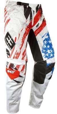 Pantalon cross Enfant FREEGUN Devo US Bleu Blanc R
