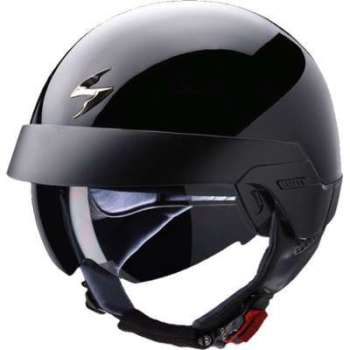 Casque Jet SCORPION EXO-100 SOLID Noir