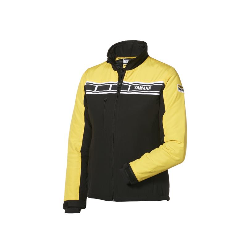 BLOUSON FEMME YAMAHA 60E ANNIVERSAIRE NOIR/JAUNE