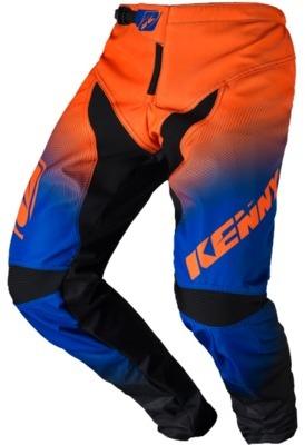 Pantalon Vélo KENNY BMX ELITE Noir Bleu Orange flu
