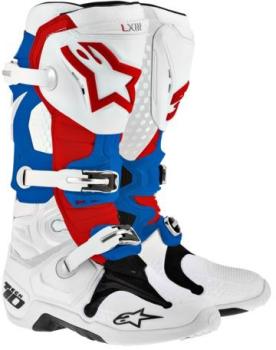 Alpinestars Tech 10 White Blue Red