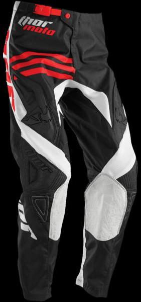 Pantalon cross THOR PHASE STRAND Blanc Rouge 2016