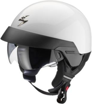 Casque Jet SCORPION EXO-100 SOLID Blanc