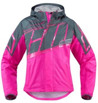 Veste pluie femme ICON PDX 2 Rose Gris