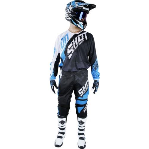 Tenue cross Enfant SHOT DEVO KID FAST Bleu 2017