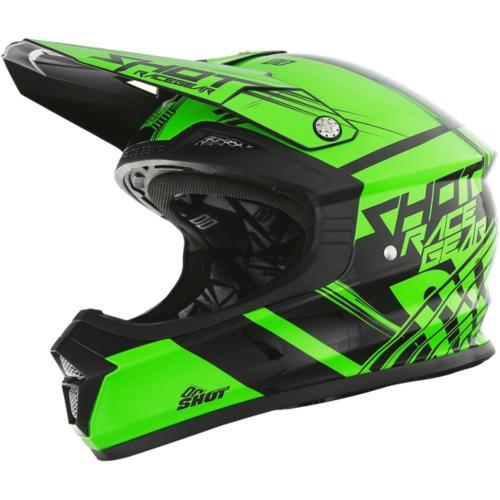 Casque Cross Enfant FURIOUS KID CLAW Neon Vert 201