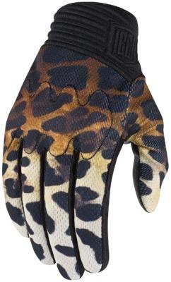 Gants moto Femme ICON 1000 CHEETER Leopard