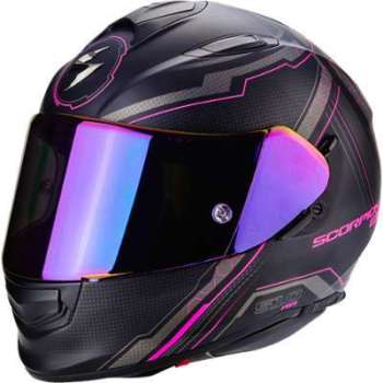 Casque SCORPION EXO-510 AIR SYNC Noir Mat Rose