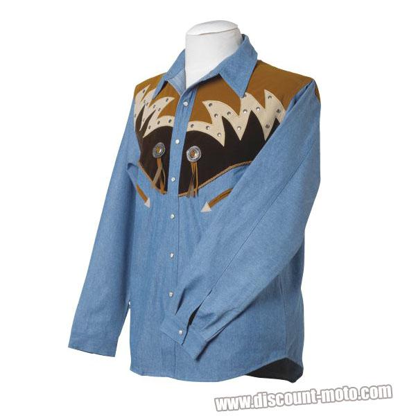 Chemise jean unisexe rocky