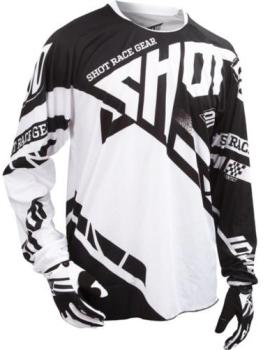 Maillot cross SHOT CONTACT RACEWAY Noir 2016