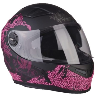 Casque moto femme Lazer Bayamo Pretty Girl Noir Ro