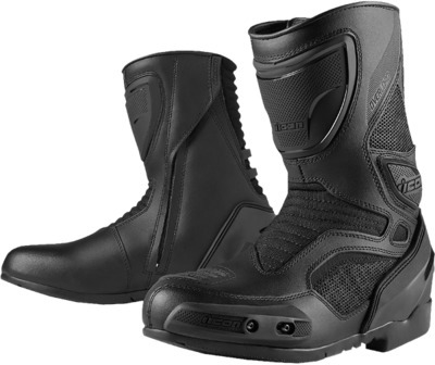 Bottes Moto ICON OVERLORD Noir
