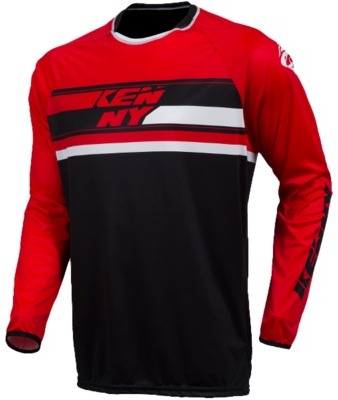 Maillot Vélo Kenny DEFIANT Rouge 2017