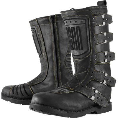 Botte moto femme ICON 1000 ELSINORE Noir