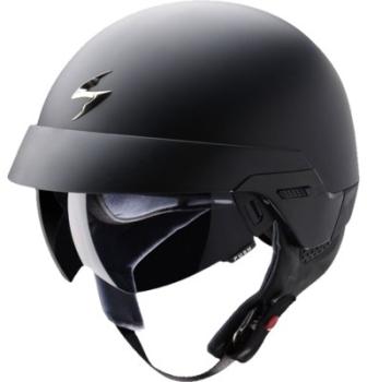 Casque Jet SCORPION EXO-100 SOLID Noir Mat