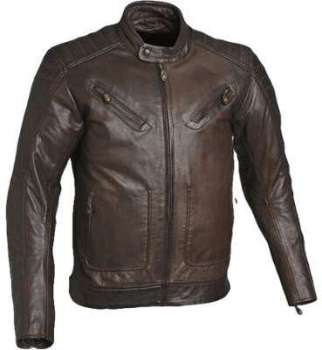 Blouson Moto Homme GUNS MADISON Cuir Marron