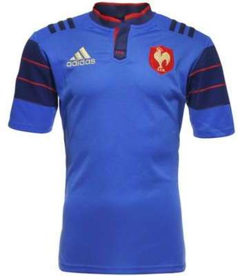 FFR H PERF JSY M BLE - Maillot Rugby France Homme