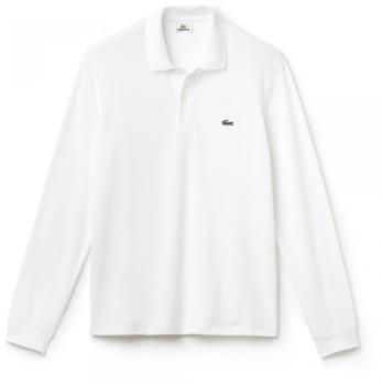 LACOSTE - POLO COTON BLANC