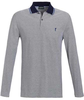 GOLFINO - POLO BIRDSEYE PIQUE SUN PROTECTION
