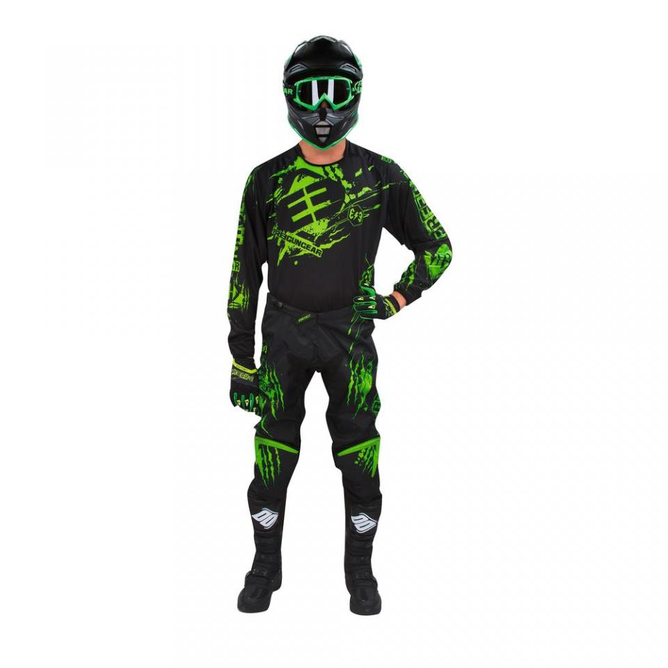 Tenue cross Freegun Contact Freak vert 2016