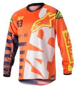 Maillot cross enfant Alpinestars Racer Braap orang