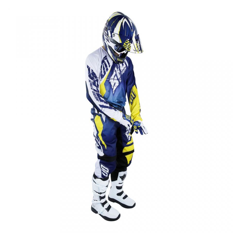 Tenue cross Shot Devo Squad bleu jaune 2017