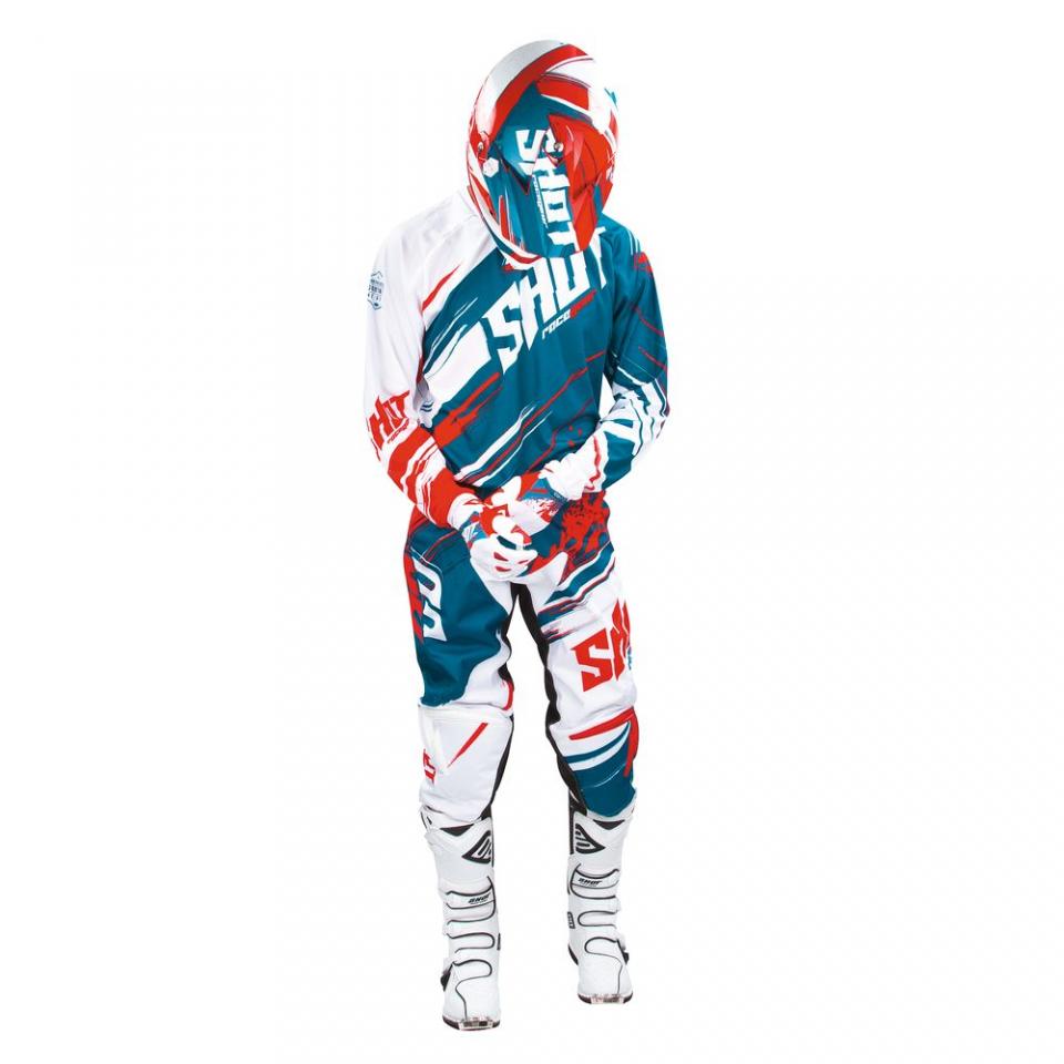 Tenue cross Shot Contact Genesis turquoise rouge 2