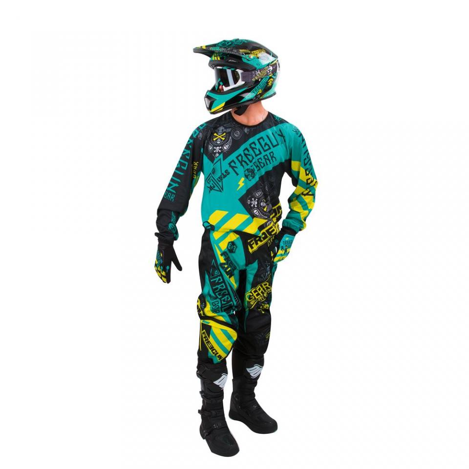 Tenue cross Freegun Devo Bandana mint lime 2016