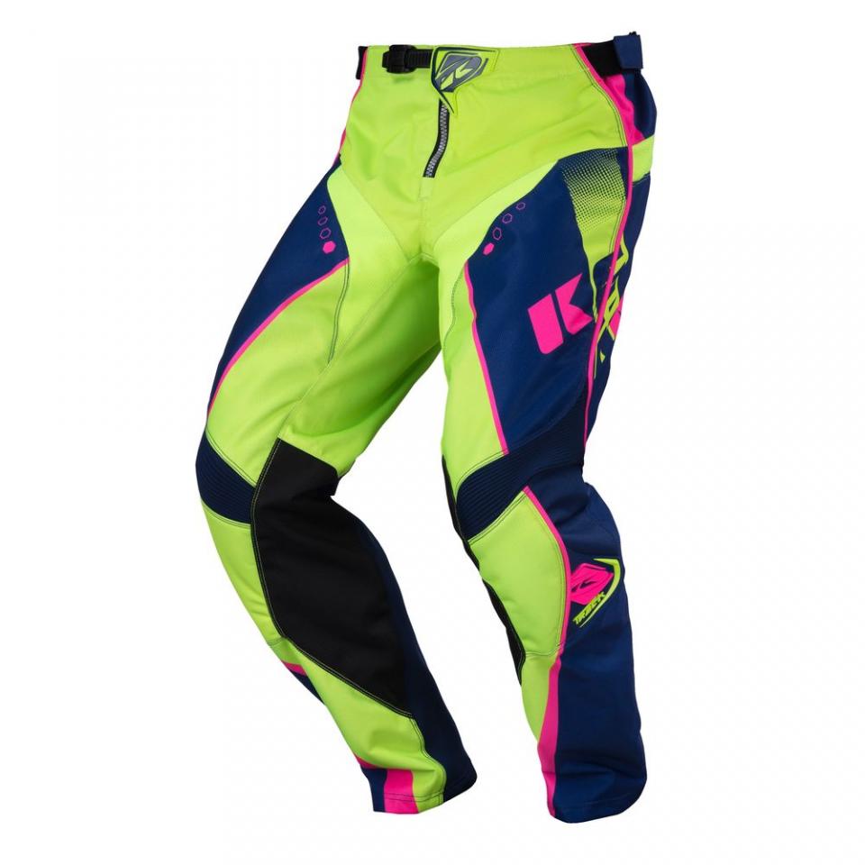 Pantalon cross enfant Kenny Track marine lime rose