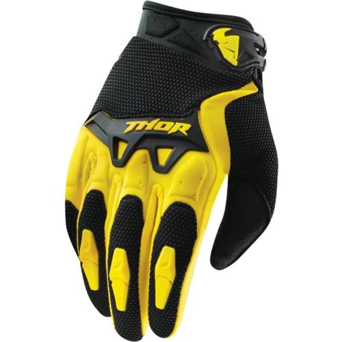 Gants cross THOR Spectrum Yellow 2015