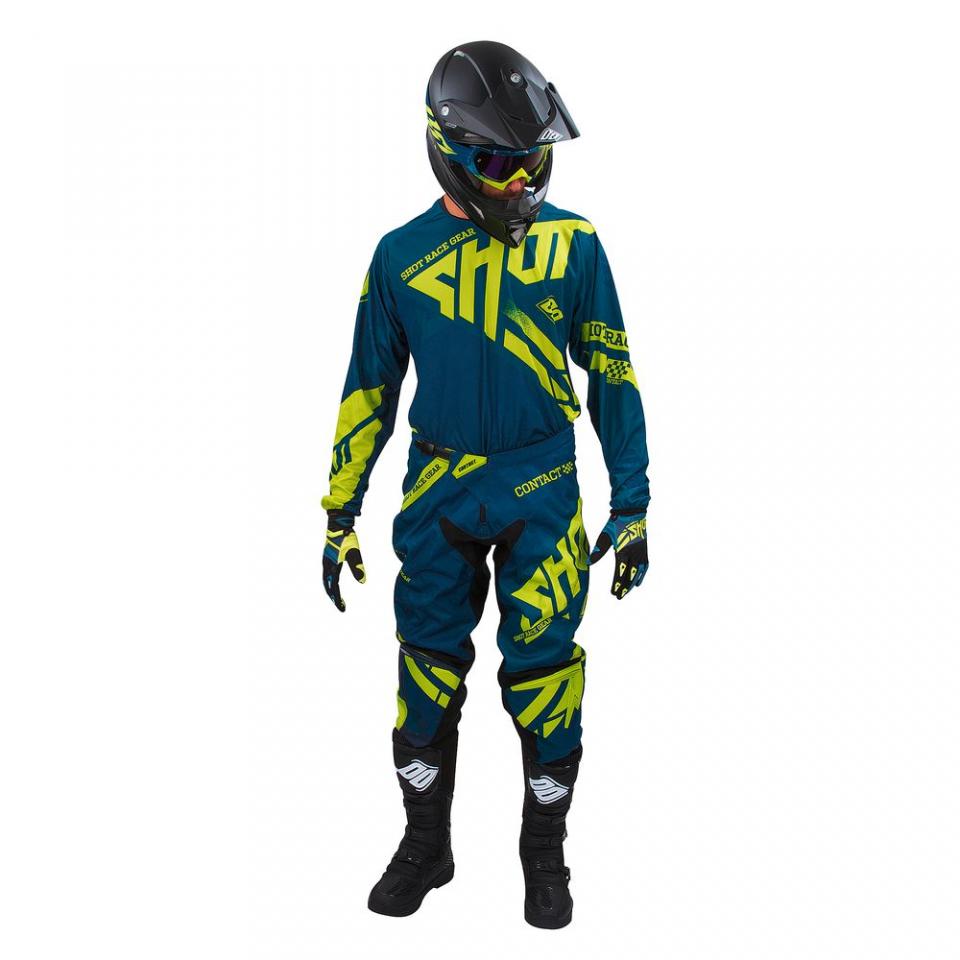 Tenue cross Shot Contact Raceway navy lime 2016