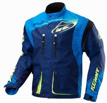 Veste enduro Kenny Track navy cyan 2018
