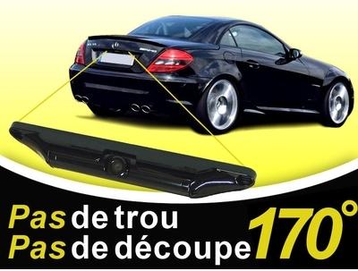 Caméra de recul couleur, mirroir, fixation au supp