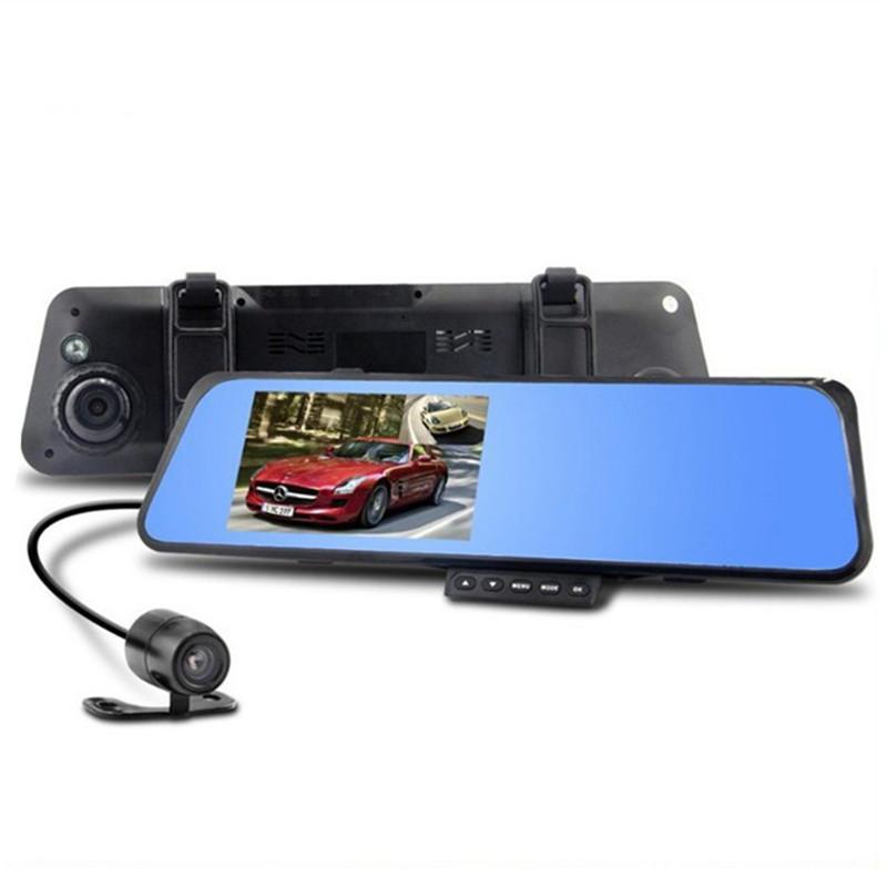 Double Camera (HD 720P+480P) Retroviseur avec écra