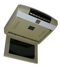 Ecran Plafonnier 9 Beige avec Lecteur DVD USB SD