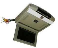 Ecran Plafonnier 9 Gris avec Lecteur DVD USB SD I